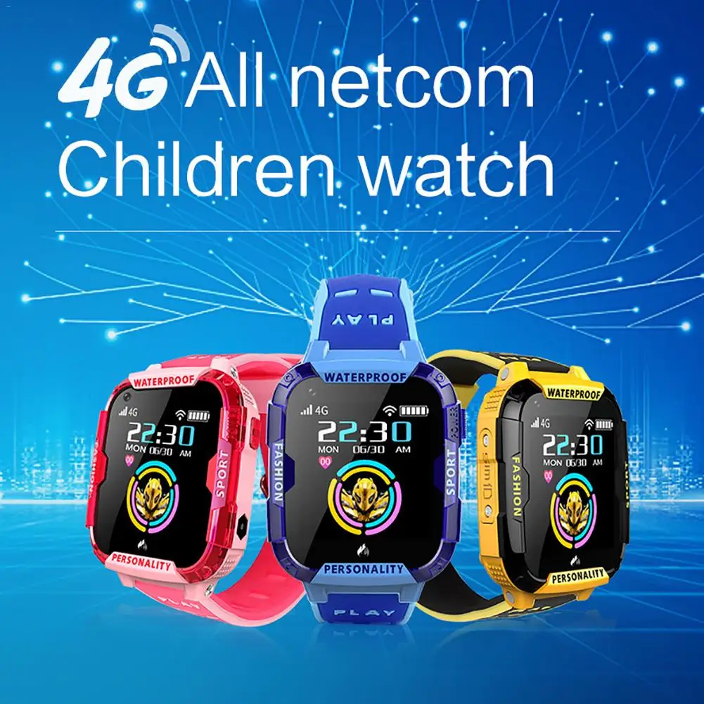 T19 Детские Смарт часы 4G gps умные с Wi Fi трекер сенсорный экран sos sim телефонный