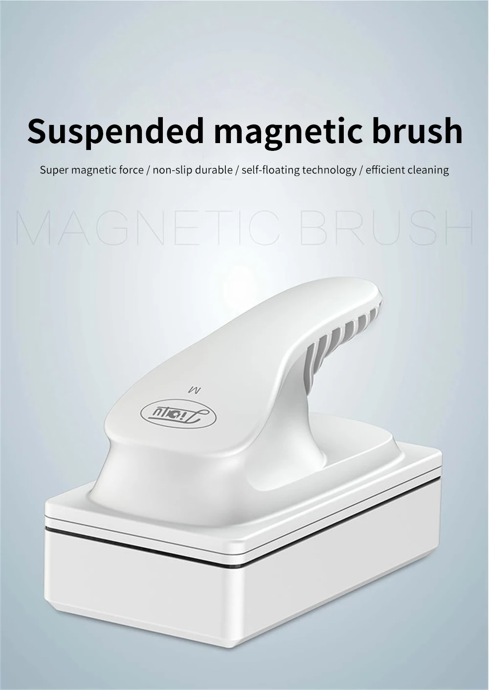 

Strong Magnetic Aquarium Glass Cleaner Brush Fish Tank Aquarium Cleaning Brush With Scraper for Aquarium