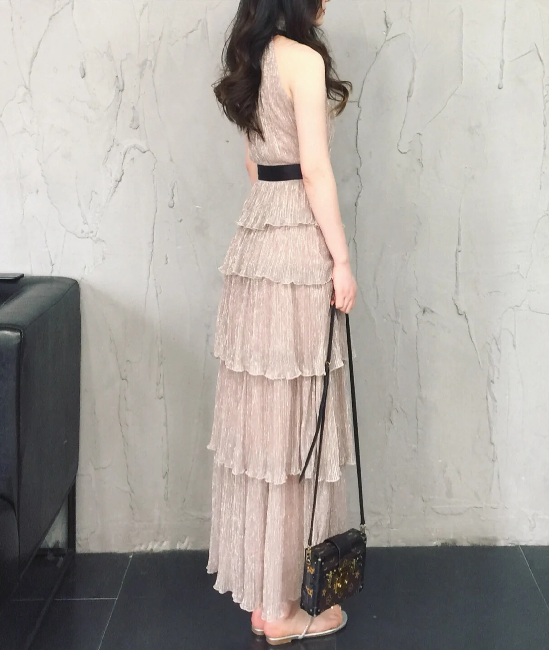 Женское элегантное платье без рукавов винтажные вечерние многослойные платья с