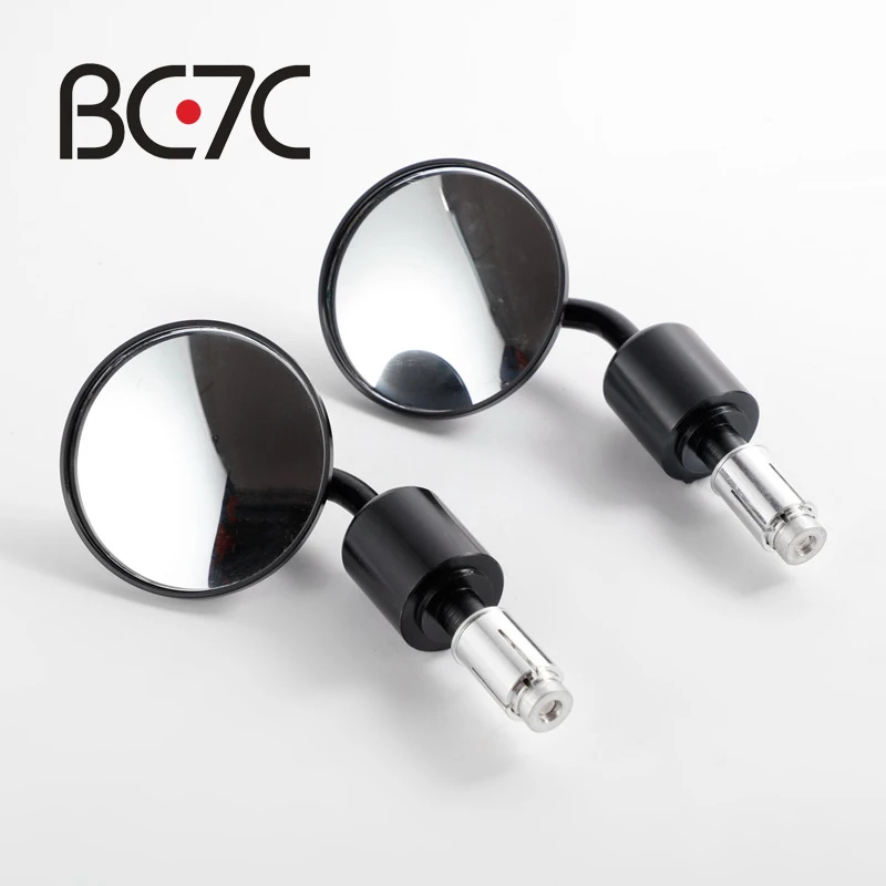 Универсальный руль мотоцикла 7/8 &quotзеркало заднего вида черное алюминиевое