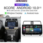 Carplay 2Din Android 11 Автомобильный мультимедийный плеер для Toyota Land Cruiser Prado 150 2018 2019 2020 Авторадио Navi GPS радио 4G + Wifi