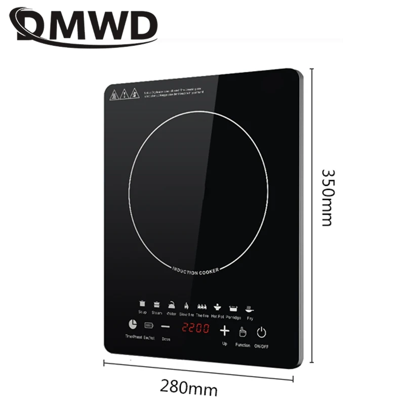 Домашняя индукционная плита DMWD 110/220 В 2200 Вт электромагнитная печь