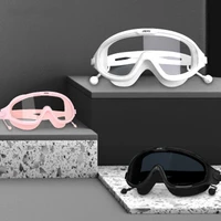 swimming goggles big frame waterproof and anti fog hd new glasses equipment men and women goggles myopia swimming goggles