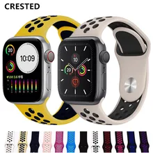 Спортивный ремешок для apple watch band 44 мм/40 мм apple watch 5 4 3 band iwatch band 5 42 мм/38 мм correa браслет ремень аксессуары для часов