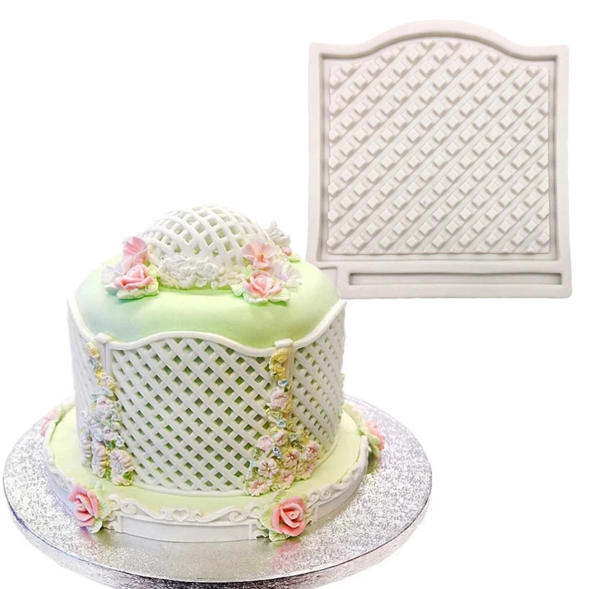 Форма из 100% платины и силикона в форме сетки стандартная посуда для выпечки