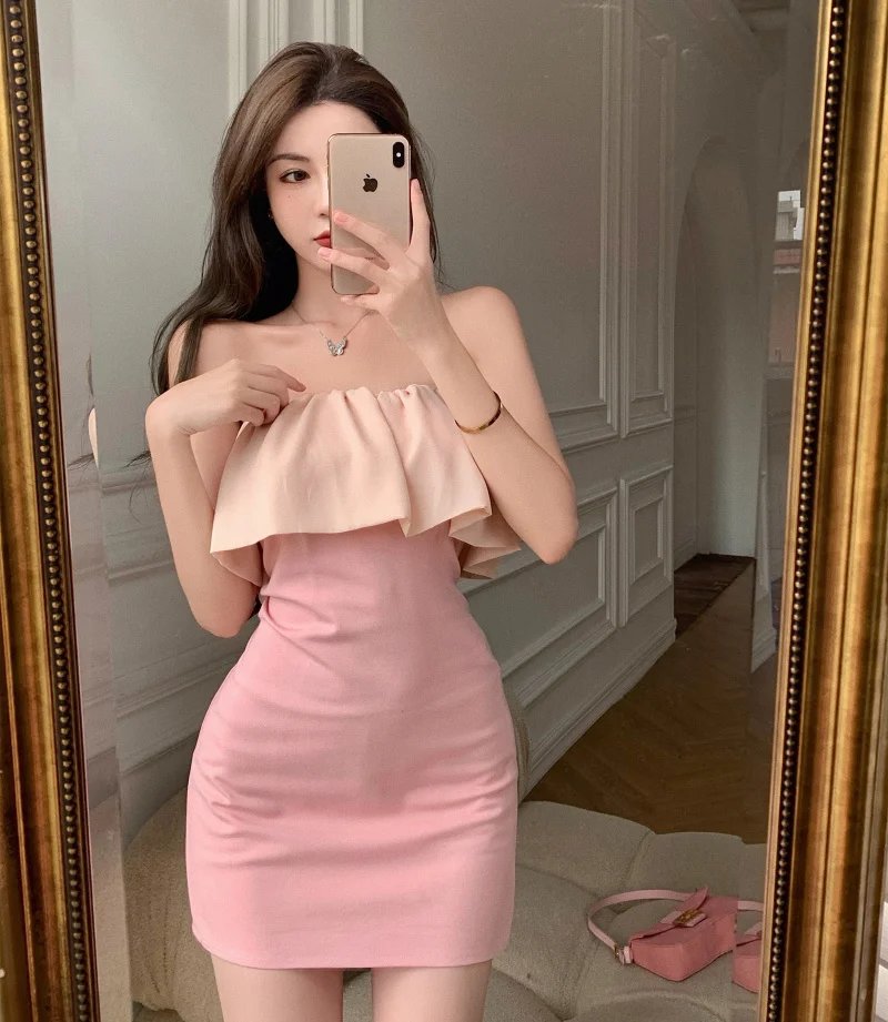 

Sexy Casual Slim Beach Summer Sundress Female Fashion Women Elegant Vintage sweet Dress Stylish vestidos Midi Dresses Party Y9