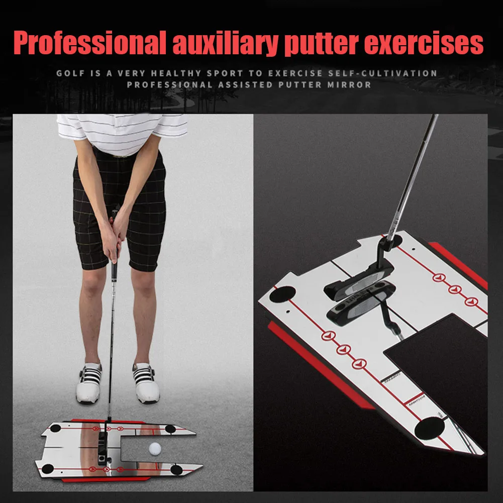 

Golf Gloves Trainer Teaching Auxiliary Equipment Push Swing Practice Acrylic Board Tool ZJ55
