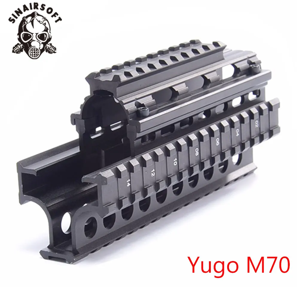 

SINAIRSOFT Yugo M70 AK Quad Rails для AK 47/74 охотничья стрельба тактический пистолет Quad Rail Mount с 6 чехлами