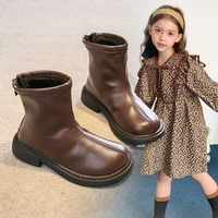 girls%e2%80%99martin boots autumn winter 2021 children%e2%80%99s suede short boot warm princess boots waterproof children%e2%80%99s shoes