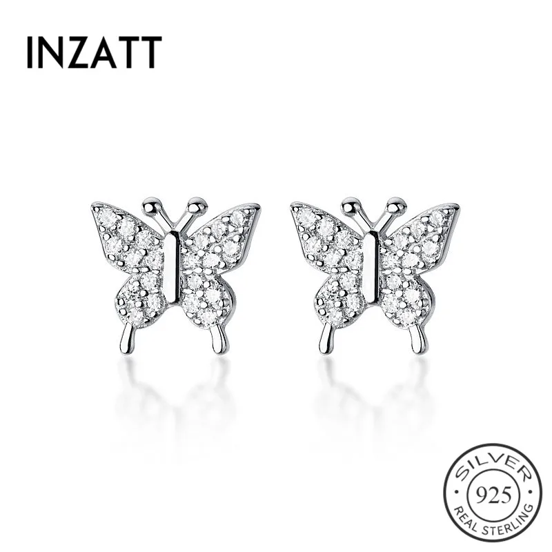 

Женские серьги-гвоздики из серебра 925 пробы с фианитами