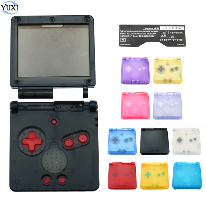 Прозрачный чехол YuXi для Nintendo Gameboy Advance SP GBA SP|Чехлы| |