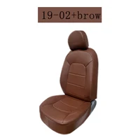 BOOST для Toyota Ractis Lepice автомобильный чехол 2013 NCP125 чехол для сидения автомобиля полный комплект 5 сидений правый руль вождения - Название цвета: 19-02 Brown