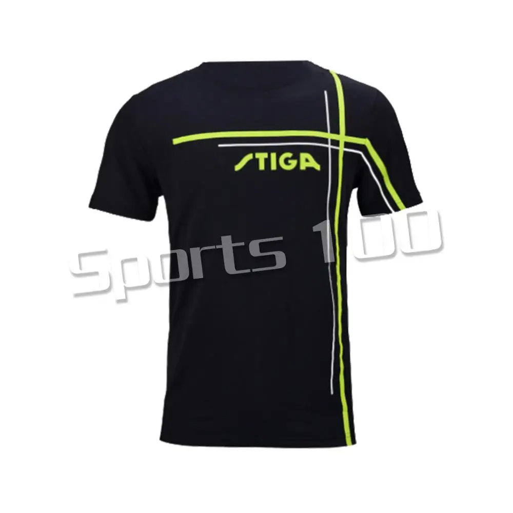 

New arrival original Stiga Table tennis clothes sportswear quick dry short sleeved men ping pong Shirt Badminton Sport Jerseys