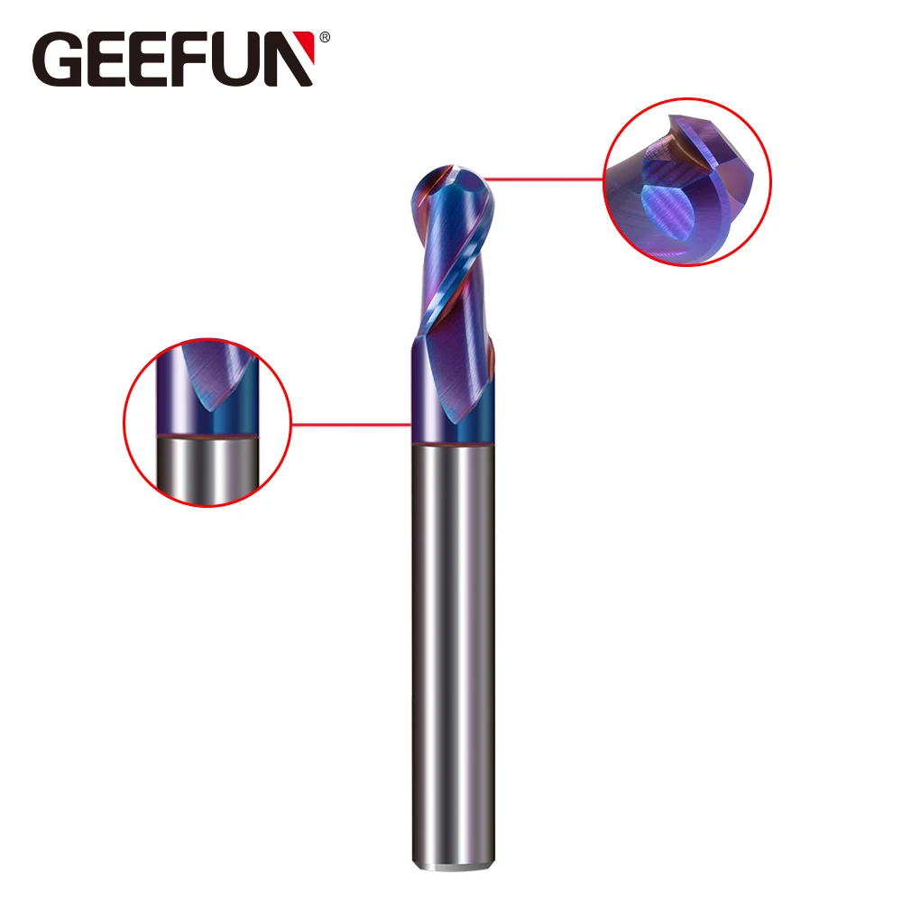 Сферические концевые фрезы с 2 канавками фрезерный резец из карбида вольфрама