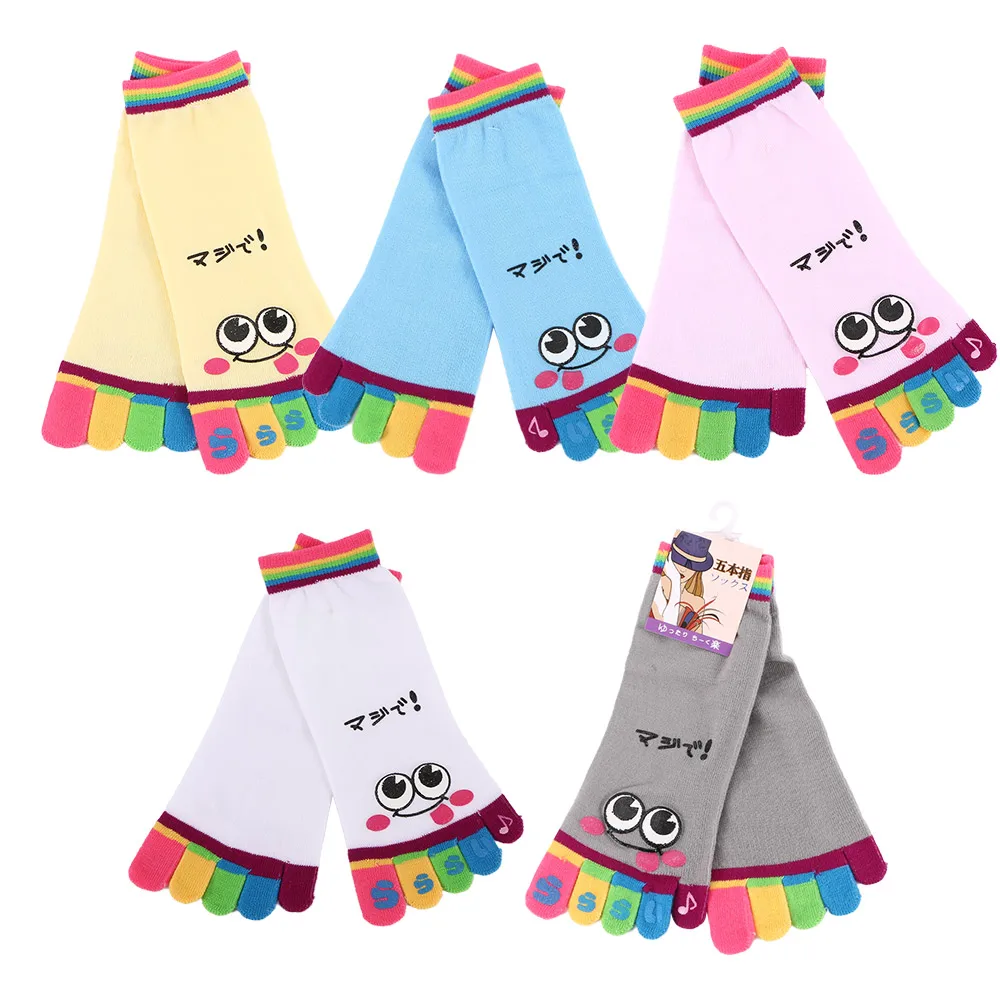 Лидер продаж Детские милые забавные носки с изображением улыбающегося лица