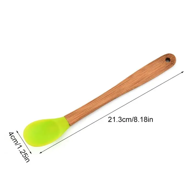 

Baking Utensils Set 5Pcs Non-Stick Kitchen Spatula Silicone Stirring Spoon Oil Brush Bread Brush For Baking Homemade DIY Dessert