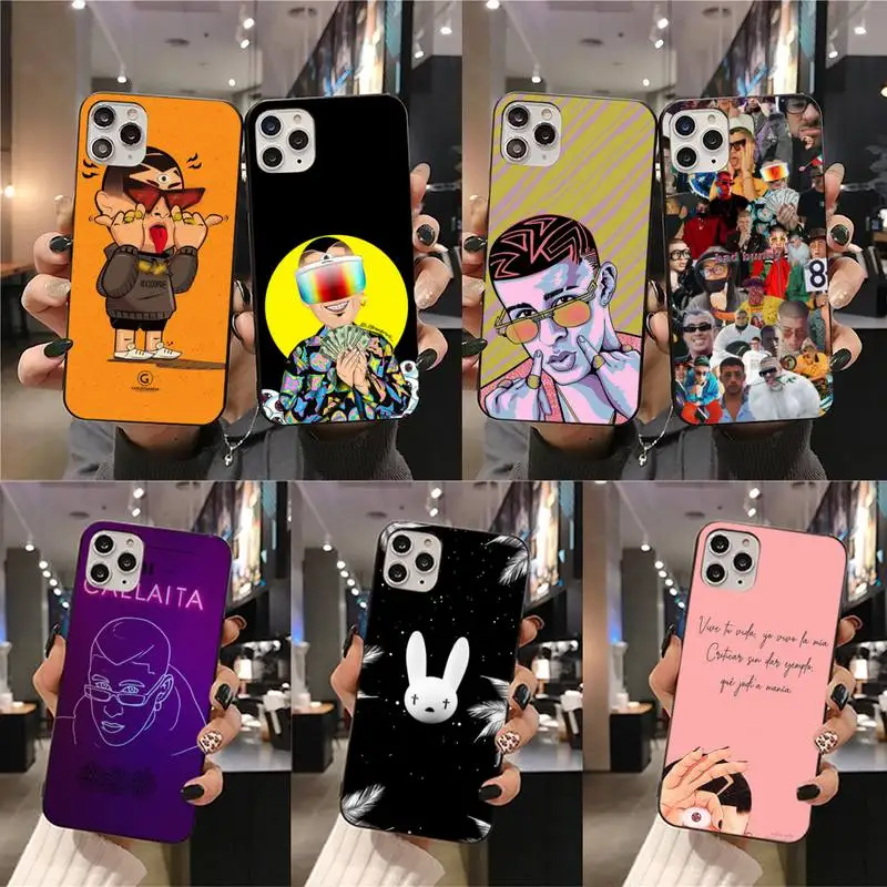 Чехол для телефона HPCHCJHM Bad Bunny iPhone 11 pro XS MAX 8 7 6 6S Plus X 5S SE 2020 XR|Бамперы| |