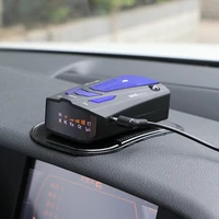 onever auto 2in1 radar led display 360 degrees 16 band voice alert v7 anti speed radar signal detection car speed testing system