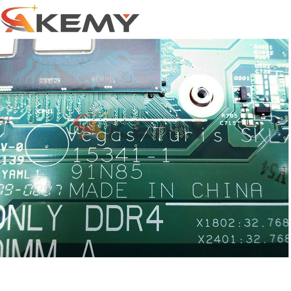 Preise Akemy Laptop Motherboard Für DELL 3567 3568 Serie CN-0DKK57 DKK57 Mit I5-7200 CPU Prozessor 15341-1 91N85 DDR4