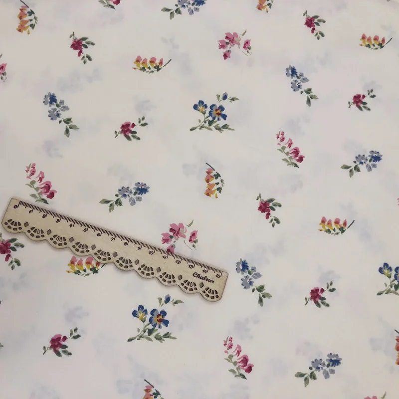 Розовый цветочный из хлопчатобумажной ткани с принтом 100% хлопчатобумажная ткань