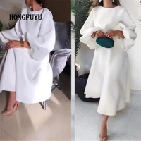 vintage prom dress long sleeve puffy historical costume high neck occasion evening prom movie dress