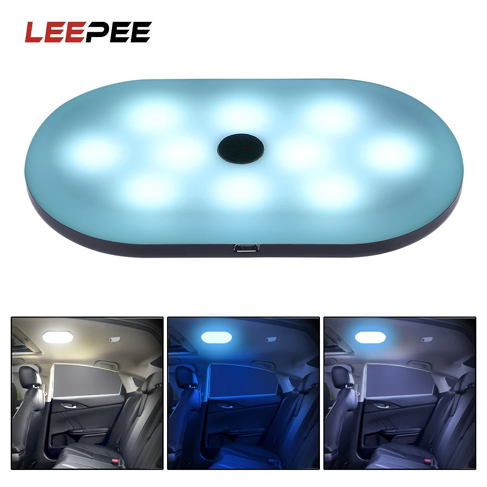 

LEEPPEE Magnetic LED Night Touch Light Car Backseat Ceiling Roof Light Kits LED Car Interior Reading Light