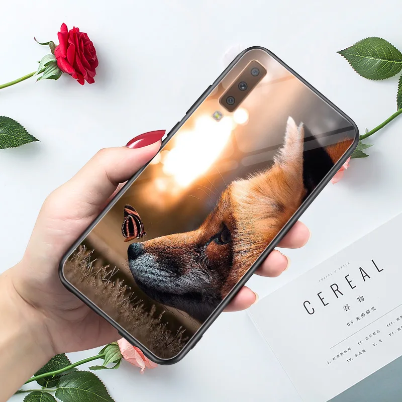 Глянцевый чехол для Samsung Galaxy A70 A50 A10 A30 A20 A40 A6 A8 2018 Plus A7 A9 A3 A5 2016 A10S A20S A30S A50S A20E A51