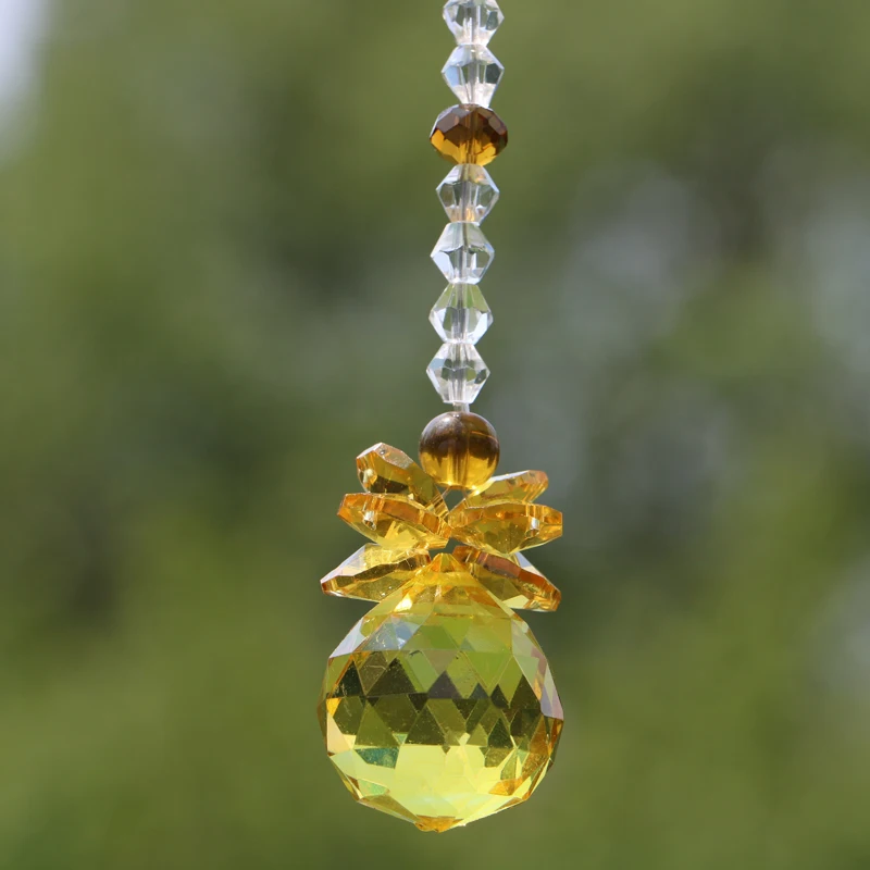 1 шт. чакра Хрустальный Ловец Солнца Шар Призма подвеска окно орнамент Радуга