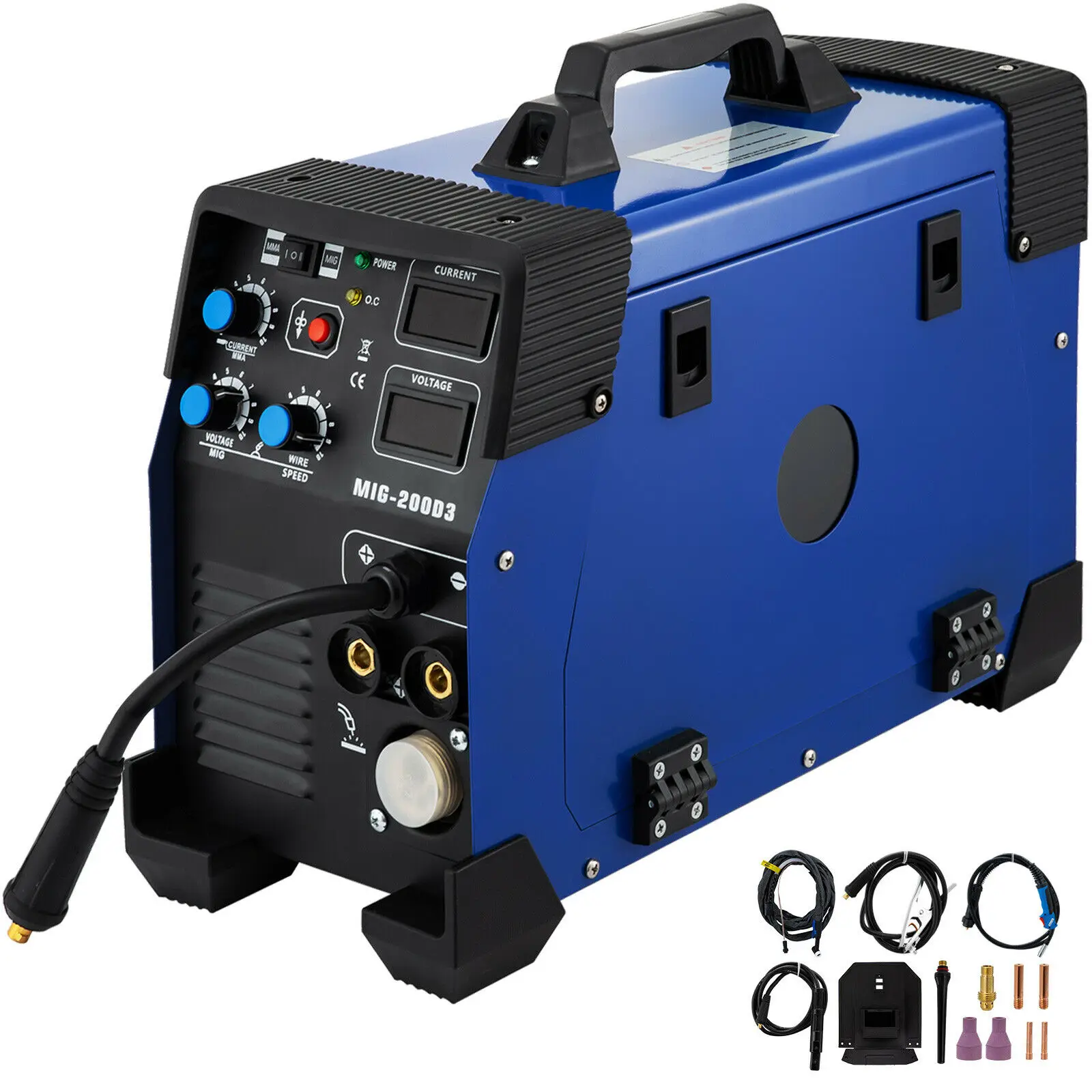 Инвертор TIG MIG MAG MMA электронный ручной сварочный аппарат FCAW 230V 200A стабильное