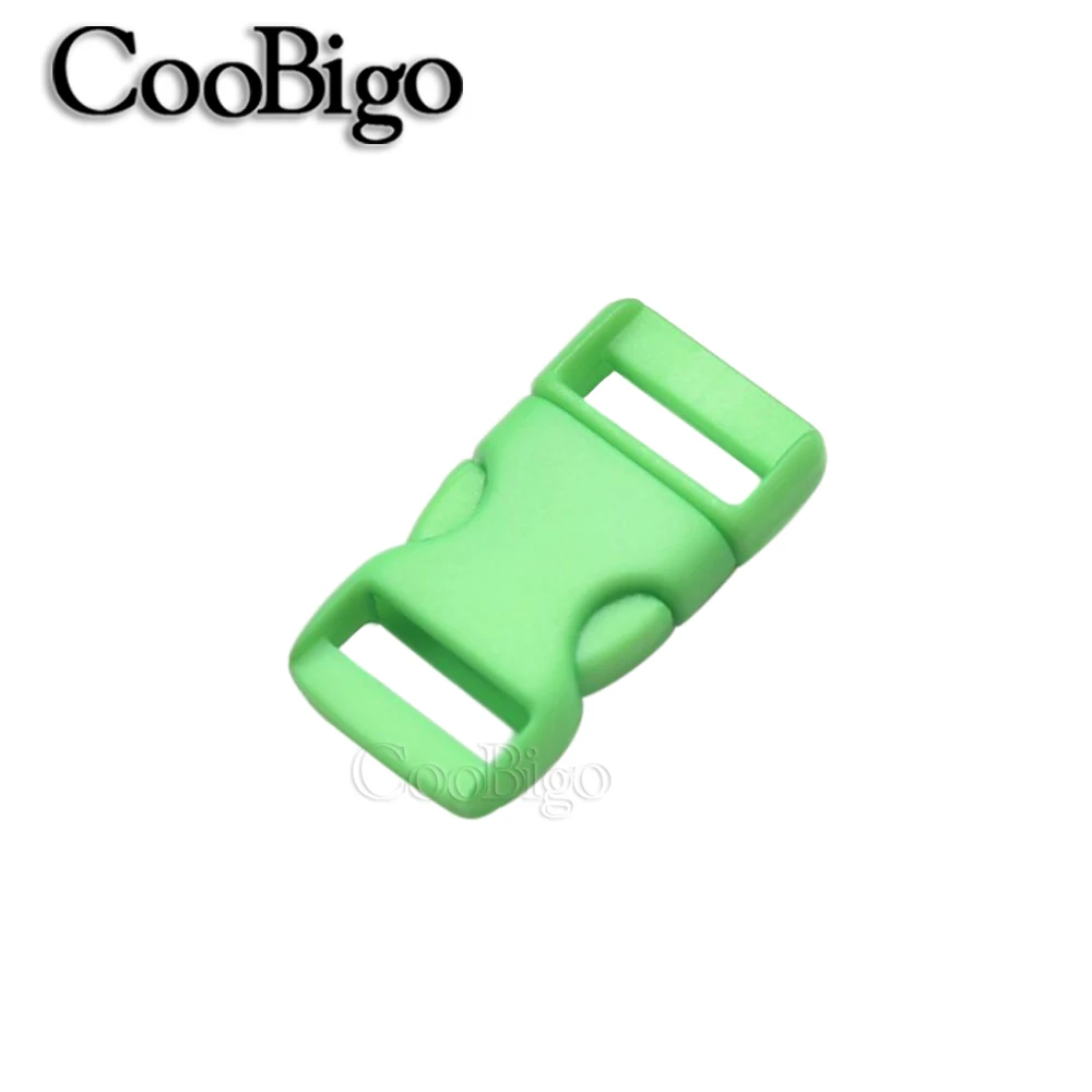 10 шт. цветная плоская 3/8 &quotБоковая Пряжка для Паракорда Браслет ошейник домашних