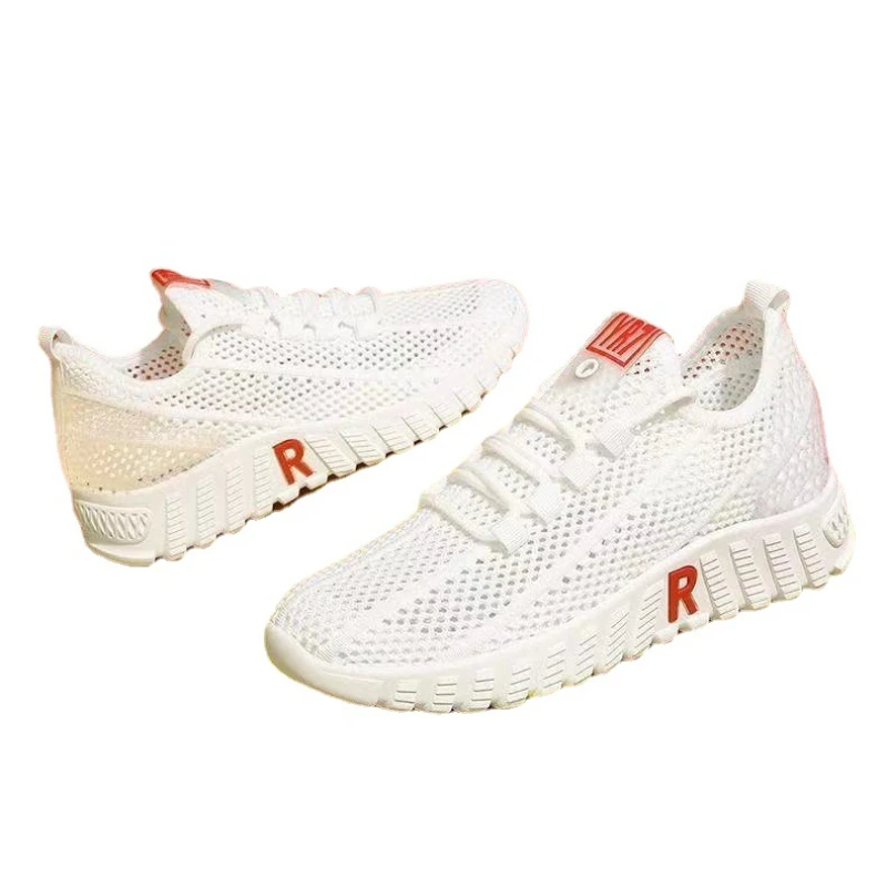 

2021 Fashion Trend Women's Athletic Shoes Outdoor Lightweight Ladies Casual Breathable Athletic Shoes Slip on Comfortable Shoes