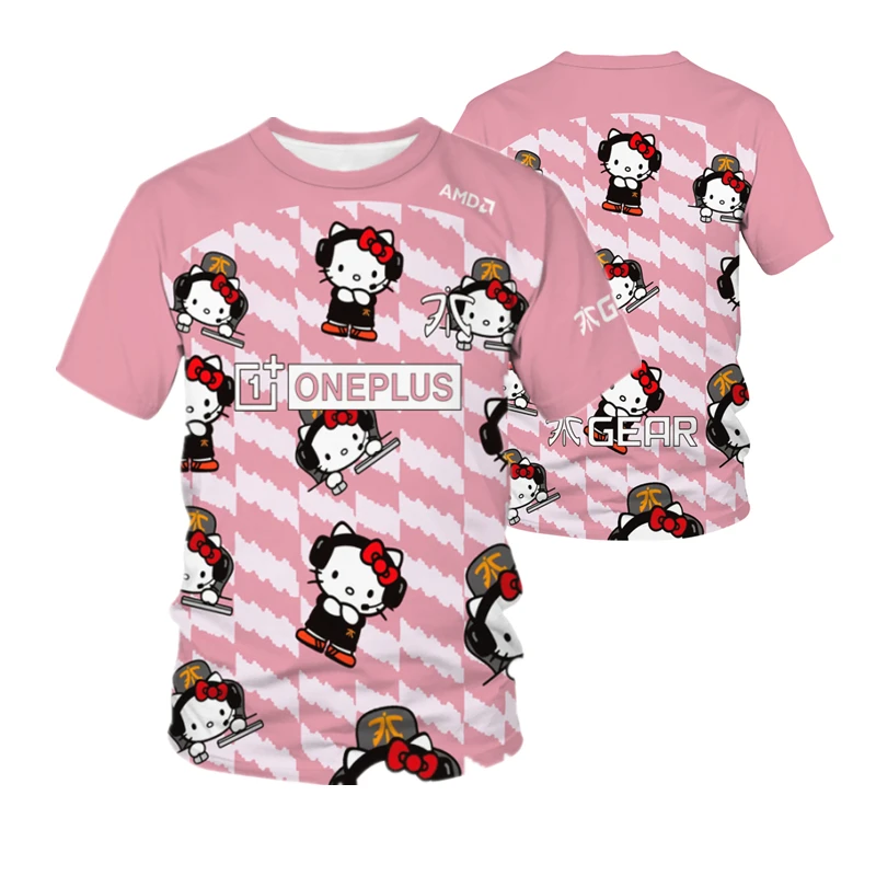 

E-sports Game LOL CSGO DOTA2 Professional Player T-shirt 3D Printing E-sports T-shirt Fnatic-male and Female E-sports Team Shirt