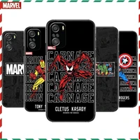 avengers marvel comics phone case for xiaomi redmi 11 lite pro ultra 10 9 8 mix 4 fold 10t black cover silicone back prett