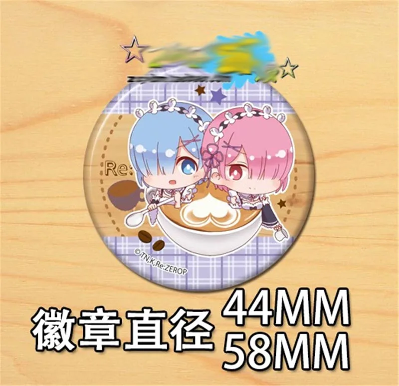 Брошь для косплея Жизнь в другом мире от нуля коллекционная брошь с булавкой