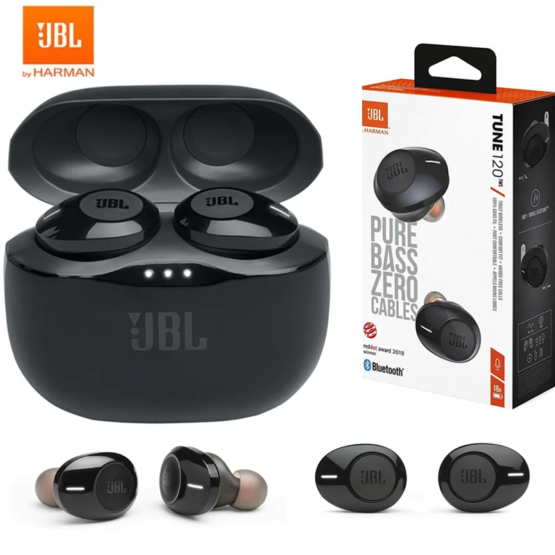 Совершенно новые JBL T120TWS настоящие беспроводные Bluetooth наушники TUNE 120 TWS