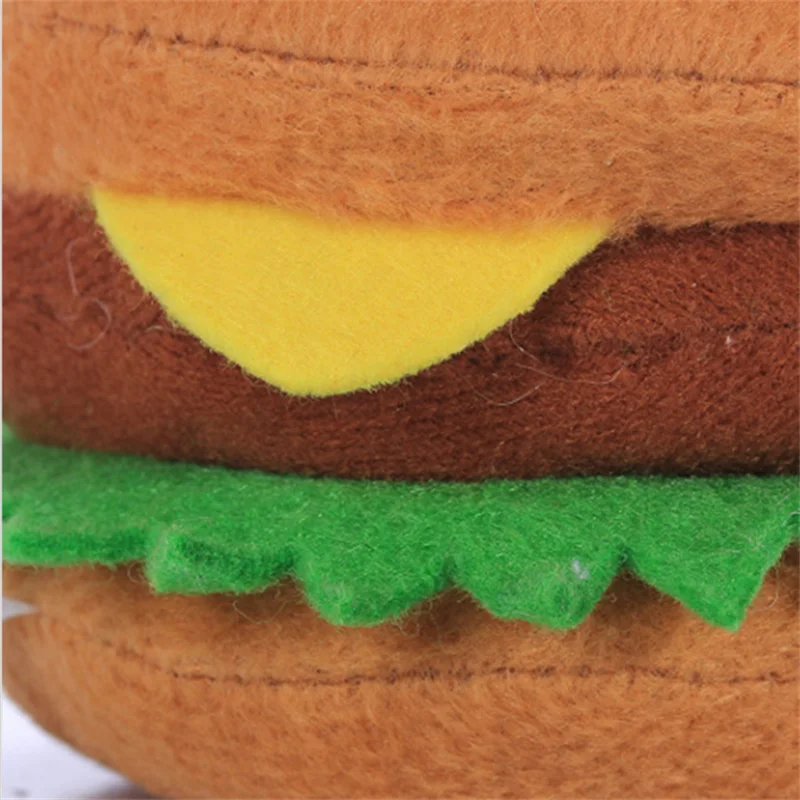 Милый мультфильм Плюшевый бургер Подушка Hambergur форма игрушка товары для домашних