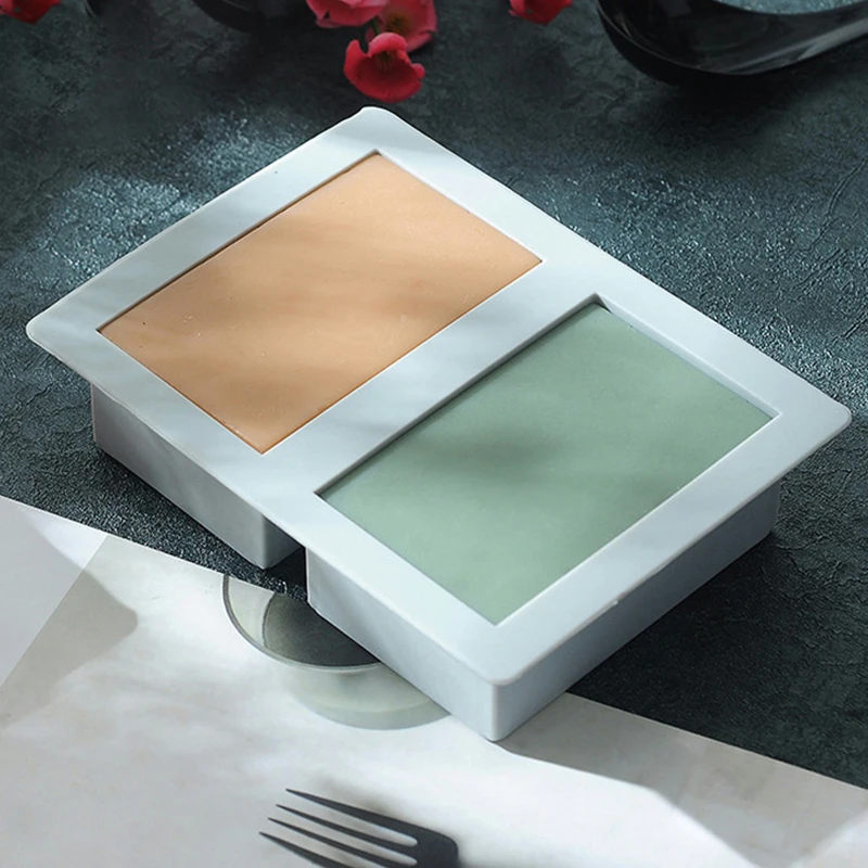 Creative silicone cake mold rectangular household food grade steaming baking pan tool | Дом и сад