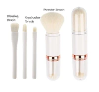 makeup brush portable multifunctional extension type retractable makeup brush powder brush eyeshadow brush 4 in 1 cosmetic brush