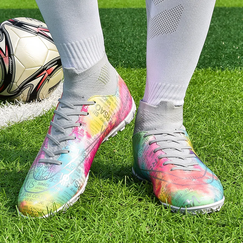 2021 New Style Outdoor Professional Football Shoes For Youth Men's Soccer Non-slip Training Boots Cleats Sports Sneakers | Спорт и