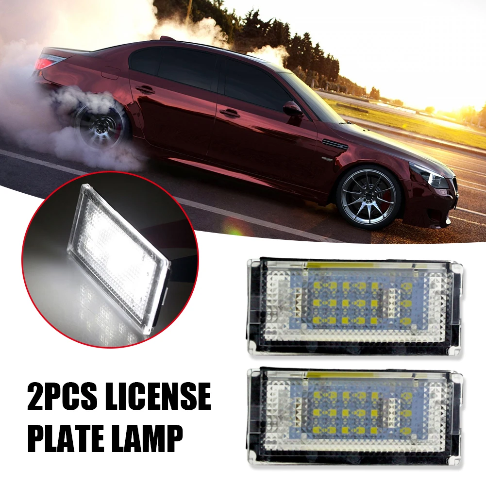 VODOOL 1 пара Canbus 12V 6500K светодиодный номерной знак лампы фары для BMW 3 серии E46 4D 1998-2003