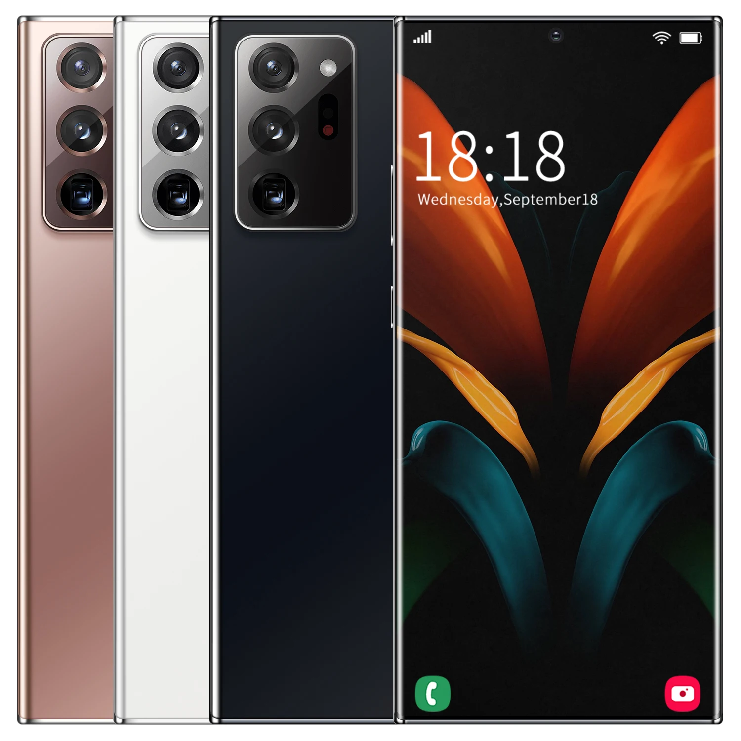 

Galasy Note20U+ 6.9" Full HD Screen Smartphone Global Version 4G/5G Network 512GB ROM Dcta Core MTK6889 Cellphone Handset