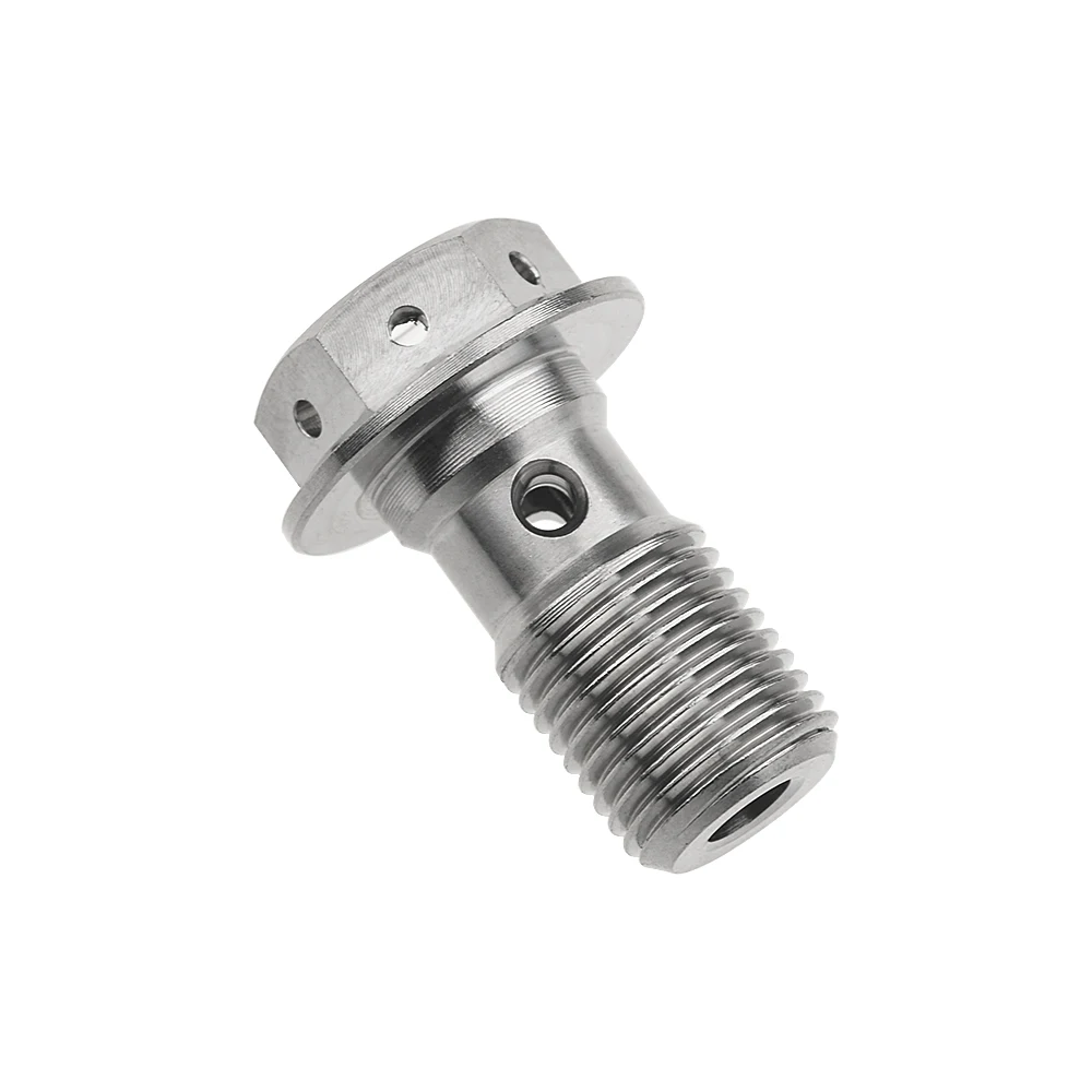 Xingxi болты из титанового сплава мотоцикла тормозной суппорт винт трубки M10 P1.0 1 25