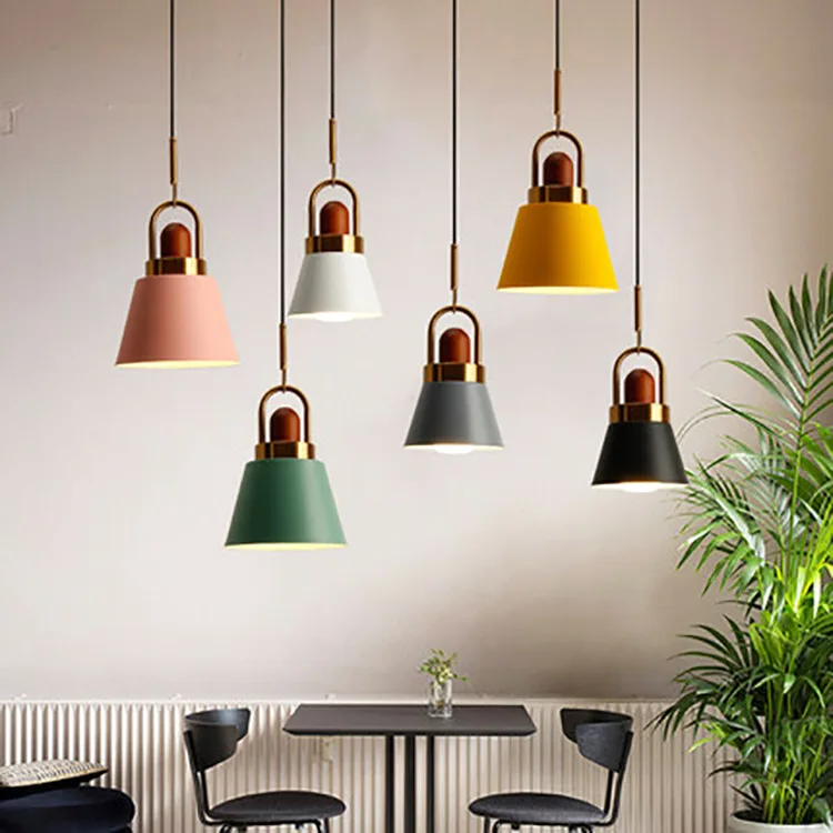 

modern glass ball color cord light modern led chandelier hanging lamp hanglampen nordic decoration home avizeler