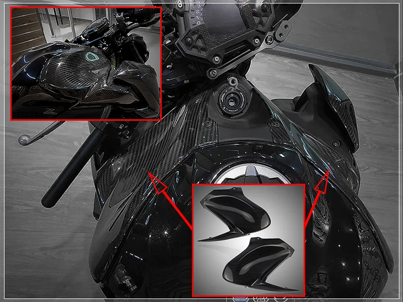 Боковая панель обтекателя для бензобака мотоцикла 2017 2020 Kawasaki Z900 Z 900 2018 2019 ABS