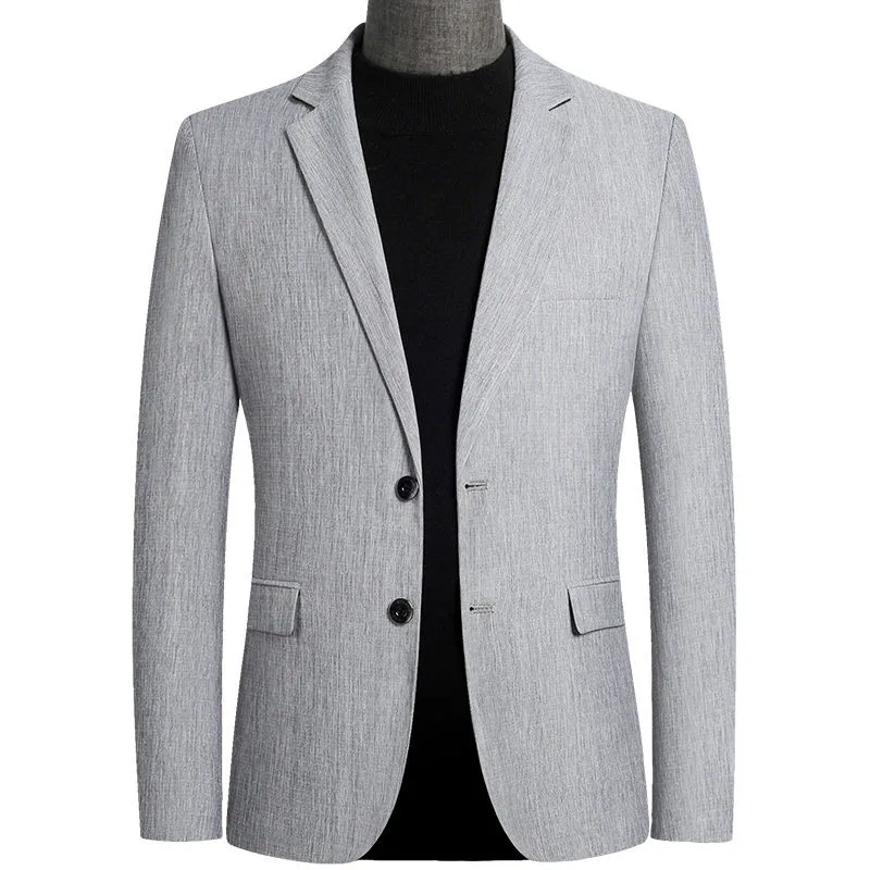 

suit men's fashion jacket Male Casual Slim Fit Formal Business One Button Suit British Wedding Suits jacket