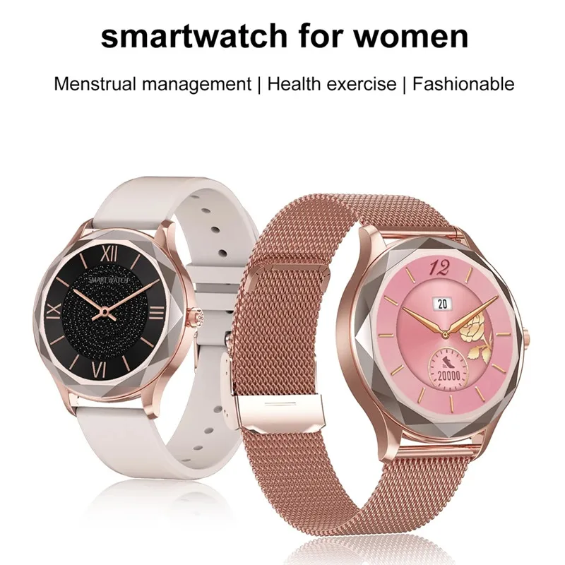 

DT86 Smart Watch Woman 1.09inch Full Touch Screen Health Fitness Tracker Weather Forecast Menstrual Blood Pressure Smartwatch