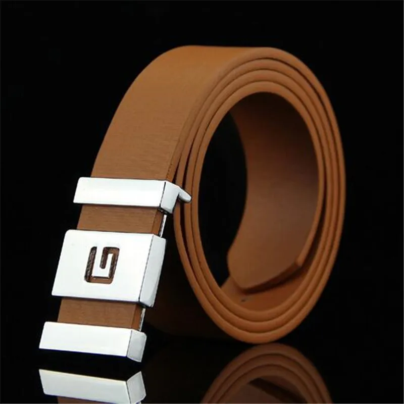 Ремень унисекс из искусственной кожи с пряжкой однотонный | Аксессуары для