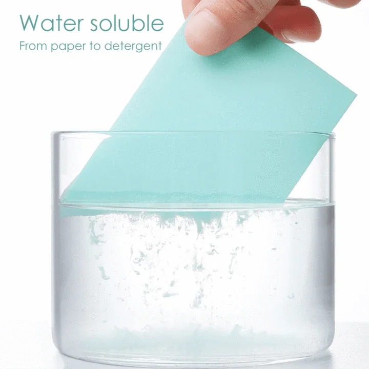 

10/30/60 Pcs Cleaning Floor Slice Multi-effect Cleaner Portable Remove Dirt Dissolvable for Home Kitchen Bathroom Cleaning Slice