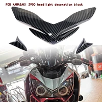 for kawasaki z900 z 900 2017 2019 front fender fairing aerodynamic winglets motorcycle beak nose cone extension cover extender