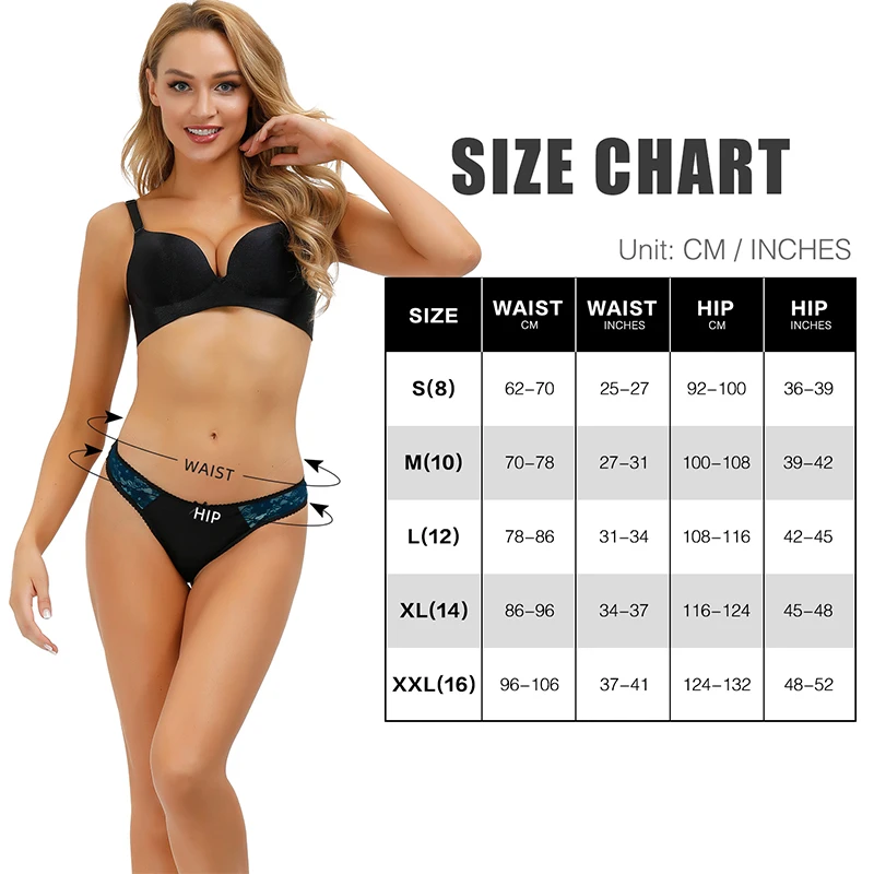 Стринги женские кружевные спандекс цвет в ассортименте M L XL XXL 7 пар | Женская